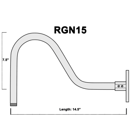 A large image of the Millennium Lighting RGN15 Alternative View