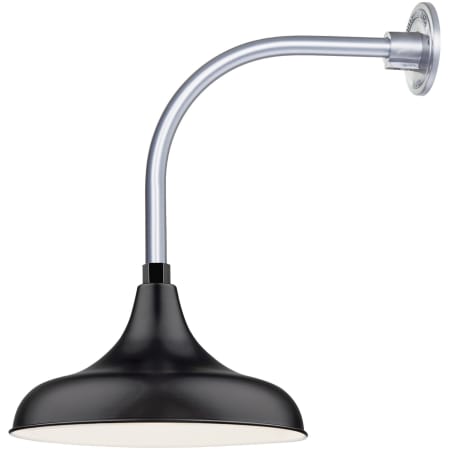 A large image of the Millennium Lighting RMWHS14-RGN12 Satin Black