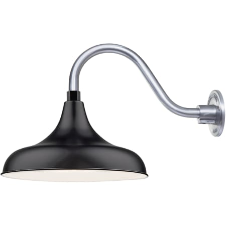 A large image of the Millennium Lighting RMWHS14-RGN15 Satin Black