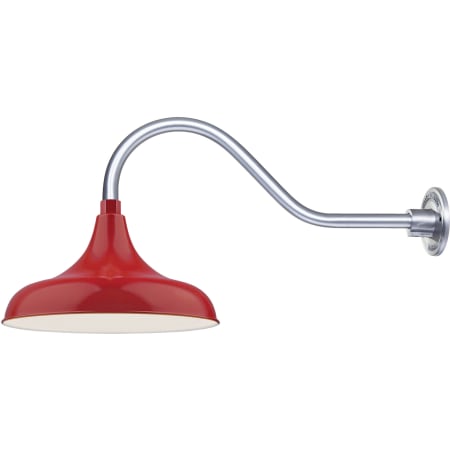 A large image of the Millennium Lighting RMWHS14-RGN22 Satin Red