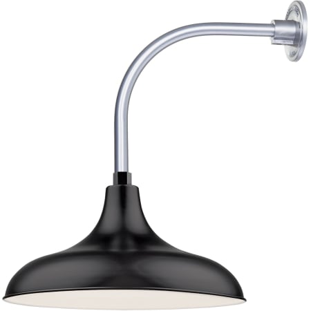 A large image of the Millennium Lighting RMWHS17-RGN12 Satin Black