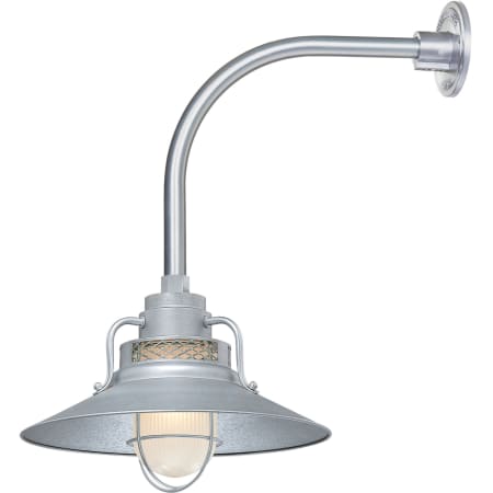 A large image of the Millennium Lighting RRRS14-RGN12 Galvanized