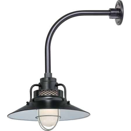 A large image of the Millennium Lighting RRRS14-RGN12 Satin Black
