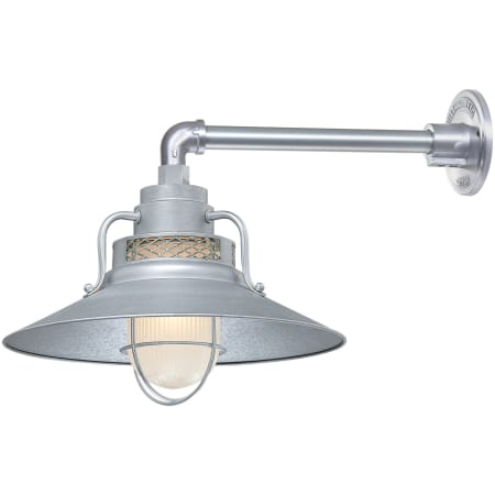 A large image of the Millennium Lighting RRRS14-RGN13 Galvanized