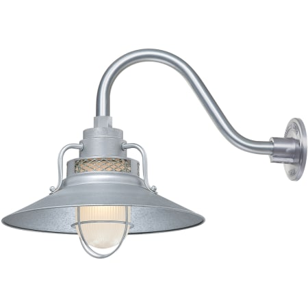 A large image of the Millennium Lighting RRRS14-RGN15 Galvanized