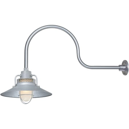 A large image of the Millennium Lighting RRRS14-RGN30 Galvanized