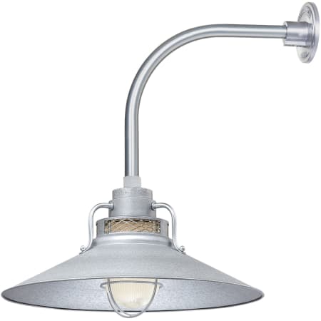 A large image of the Millennium Lighting RRRS18-RGN12 Galvanized