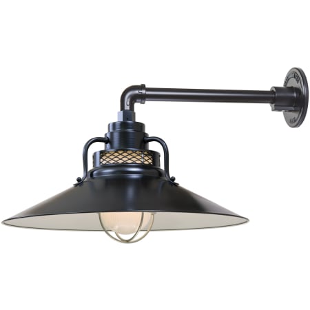 A large image of the Millennium Lighting RRRS18-RGN13 Satin Black