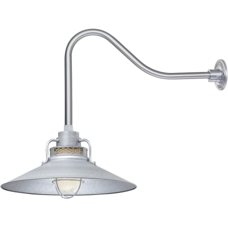 A large image of the Millennium Lighting RRRS18-RGN23 Galvanized