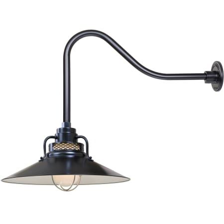 A large image of the Millennium Lighting RRRS18-RGN23 Satin Black