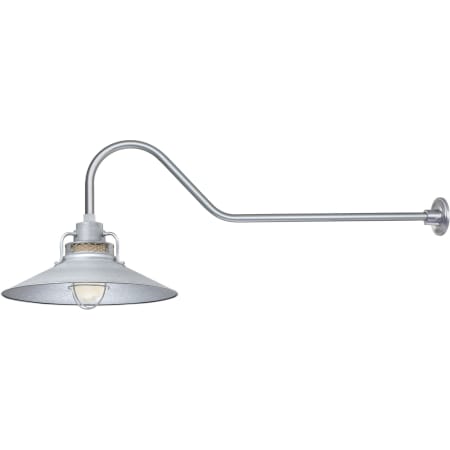 A large image of the Millennium Lighting RRRS18-RGN41 Galvanized