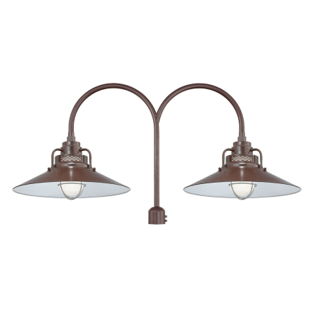 A large image of the Millennium Lighting RRRS18-RPAD Architectural Bronze