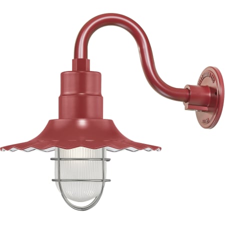 A large image of the Millennium Lighting RRWS12-RGN10 Satin Red