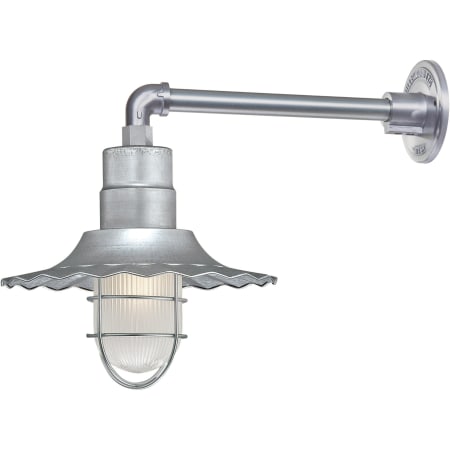 A large image of the Millennium Lighting RRWS12-RGN13 Galvanized