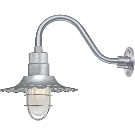 A large image of the Millennium Lighting RRWS12-RGN15 Galvanized