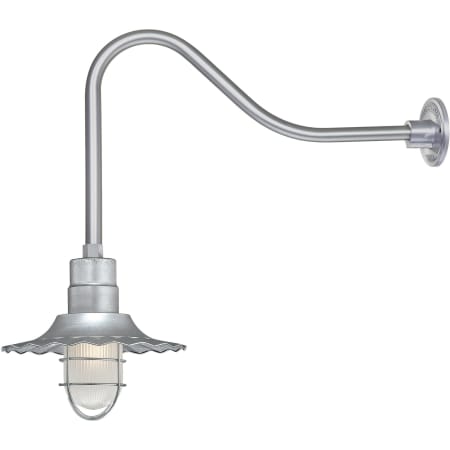 A large image of the Millennium Lighting RRWS12-RGN23 Galvanized