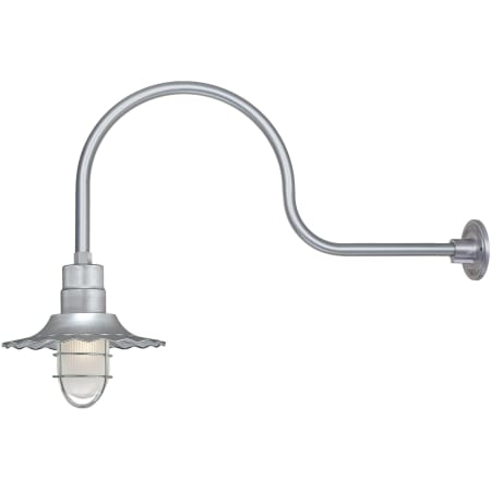 A large image of the Millennium Lighting RRWS12-RGN30 Galvanized