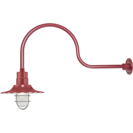 A large image of the Millennium Lighting RRWS12-RGN30 Satin Red