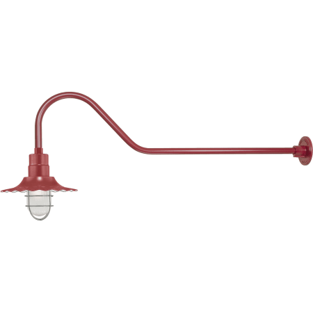 A large image of the Millennium Lighting RRWS12-RGN41 Satin Red