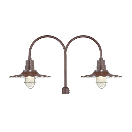 A large image of the Millennium Lighting RRWS15-RPAD Architectural Bronze