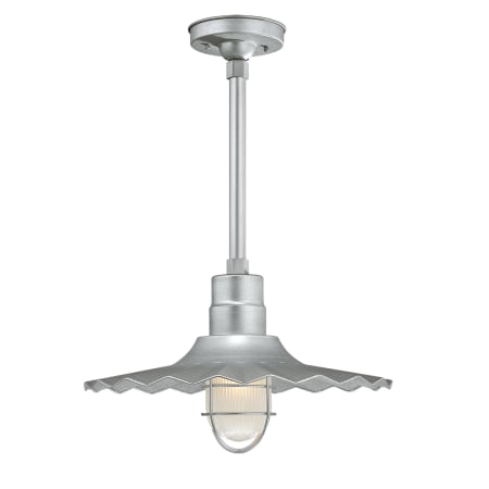 lighting millennium rsck rs2 series outdoor rs1 stem radial shade wave hung pendant galvanized close inch bellacor