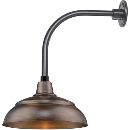 A large image of the Millennium Lighting RWHS14-RGN12 Natural Copper