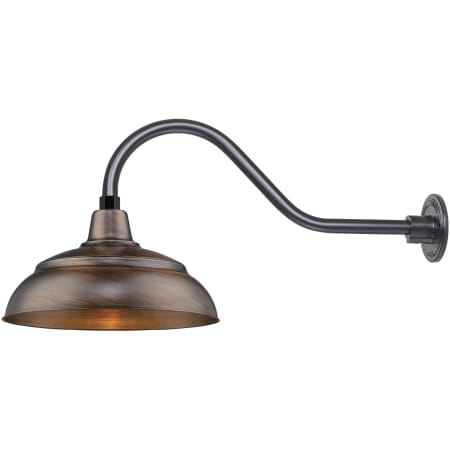 A large image of the Millennium Lighting RWHS14-RGN22 Natural Copper