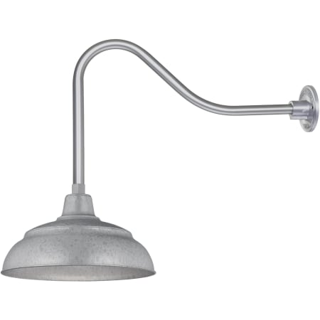 A large image of the Millennium Lighting RWHS14-RGN23 Galvanized