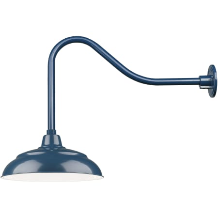 A large image of the Millennium Lighting RWHS14-RGN23 Navy Blue