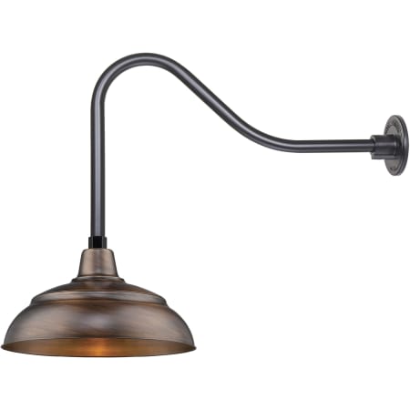 A large image of the Millennium Lighting RWHS14-RGN23 Natural Copper