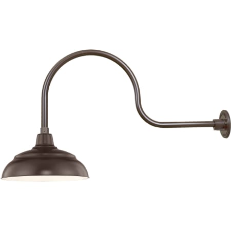 A large image of the Millennium Lighting RWHS14-RGN30 Architectural Bronze
