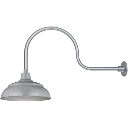 A large image of the Millennium Lighting RWHS14-RGN30 Galvanized