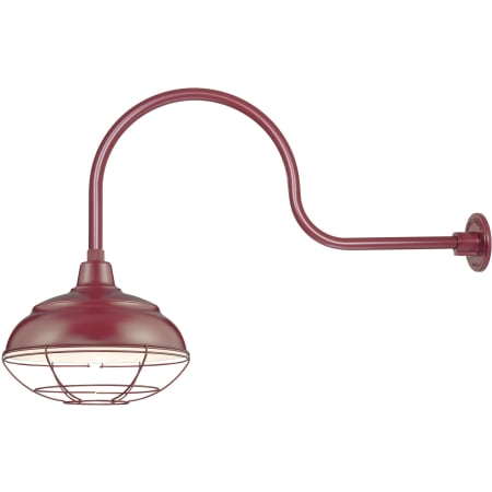 A large image of the Millennium Lighting RWHS14-RGN30 Satin Red