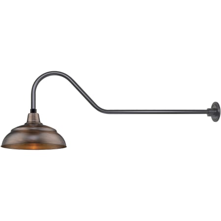 A large image of the Millennium Lighting RWHS14-RGN41 Natural Copper
