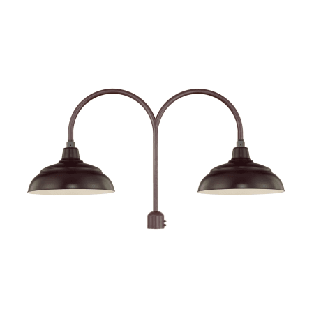 A large image of the Millennium Lighting RWHS14-RPAD Architectural Bronze