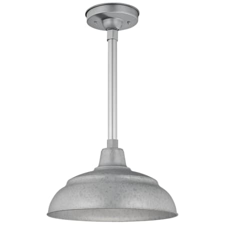 A large image of the Millennium Lighting RWHS14-RSCK-RS2 Galvanized