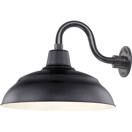 A large image of the Millennium Lighting RWHS17-RGN10 Satin Black