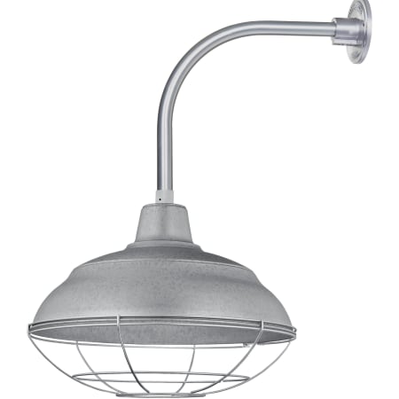 A large image of the Millennium Lighting RWHS17-RGN12 Galvanized