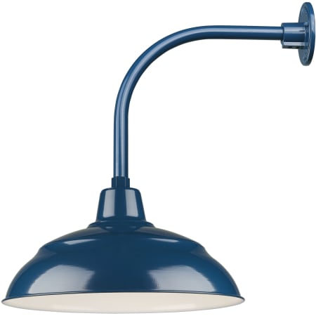 A large image of the Millennium Lighting RWHS17-RGN12 Navy Blue