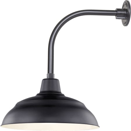 A large image of the Millennium Lighting RWHS17-RGN12 Satin Black