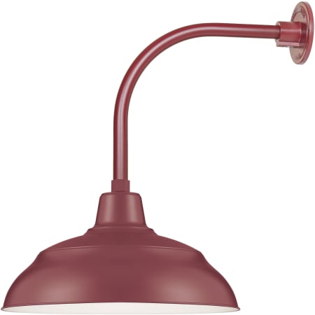 A large image of the Millennium Lighting RWHS17-RGN12 Satin Red