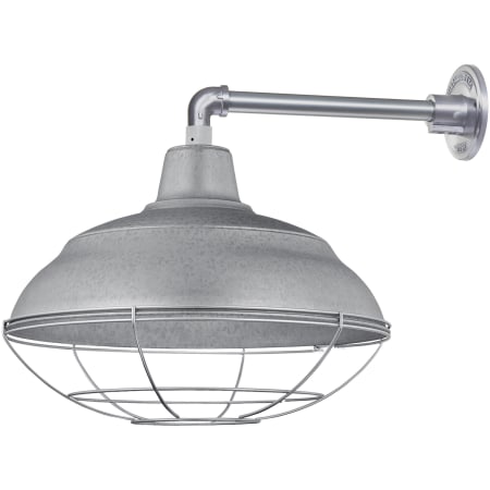 A large image of the Millennium Lighting RWHS17-RGN13 Galvanized