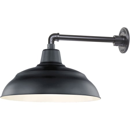 A large image of the Millennium Lighting RWHS17-RGN13 Satin Black
