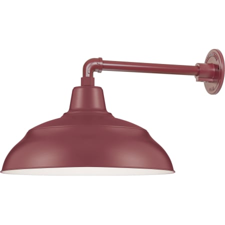A large image of the Millennium Lighting RWHS17-RGN13 Satin Red