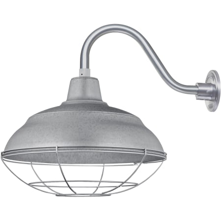 A large image of the Millennium Lighting RWHS17-RGN15 Galvanized