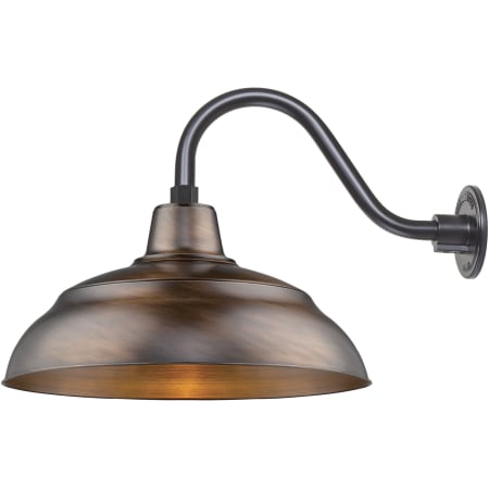 A large image of the Millennium Lighting RWHS17-RGN15 Natural Copper