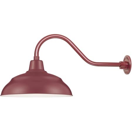 A large image of the Millennium Lighting RWHS17-RGN22 Satin Red