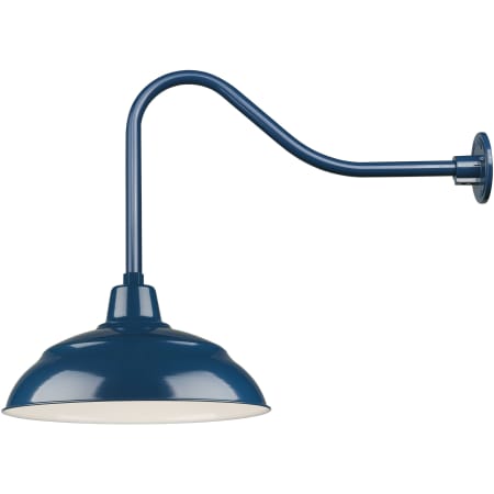 A large image of the Millennium Lighting RWHS17-RGN23 Navy Blue