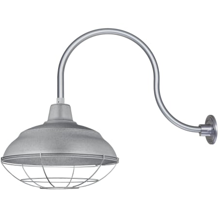 A large image of the Millennium Lighting RWHS17-RGN24 Galvanized