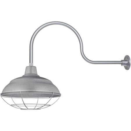A large image of the Millennium Lighting RWHS17-RGN30 Galvanized
